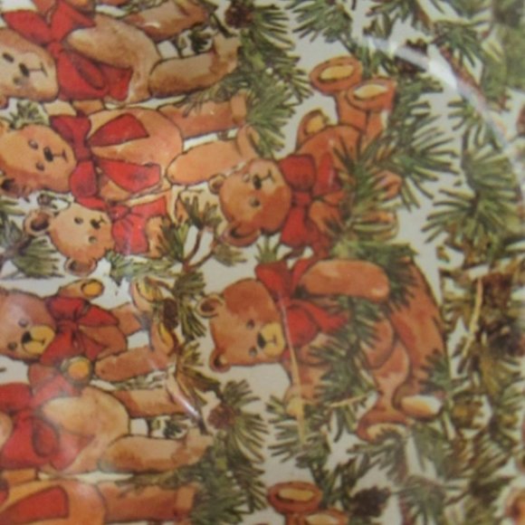 Teddy Bear Christmas Little Tin Bowls set of 3 nesting nut or candy cups Midwest - Picture 5 of 5